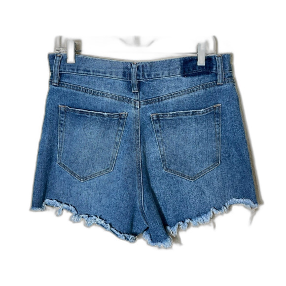 Vintage Y2K1990s GB Juniors Daisy Duke Cut Off Jean Denim Shorts 13 - Picture 2 of 6